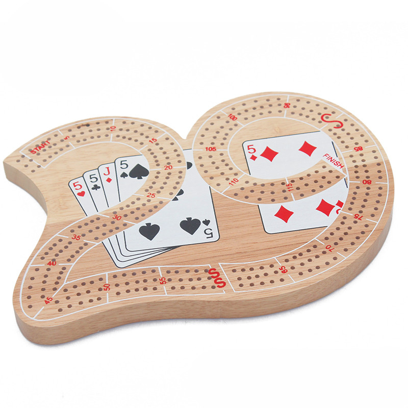Mainstreet Classics Wooden "29" Cribbage Board Game Set