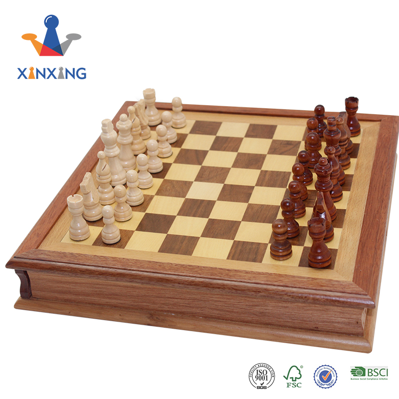 Professional Wooden Chess Set Board Chess Pieces in A Box Chess Set for Adults And Kids