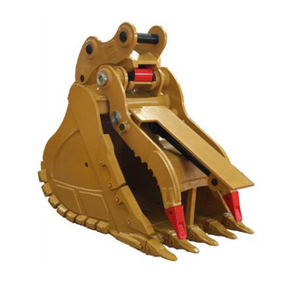 Cat Standard Trench Clamshell Tilt Rock Stone Loader Mini Wheel Excavator Crusher Bucket