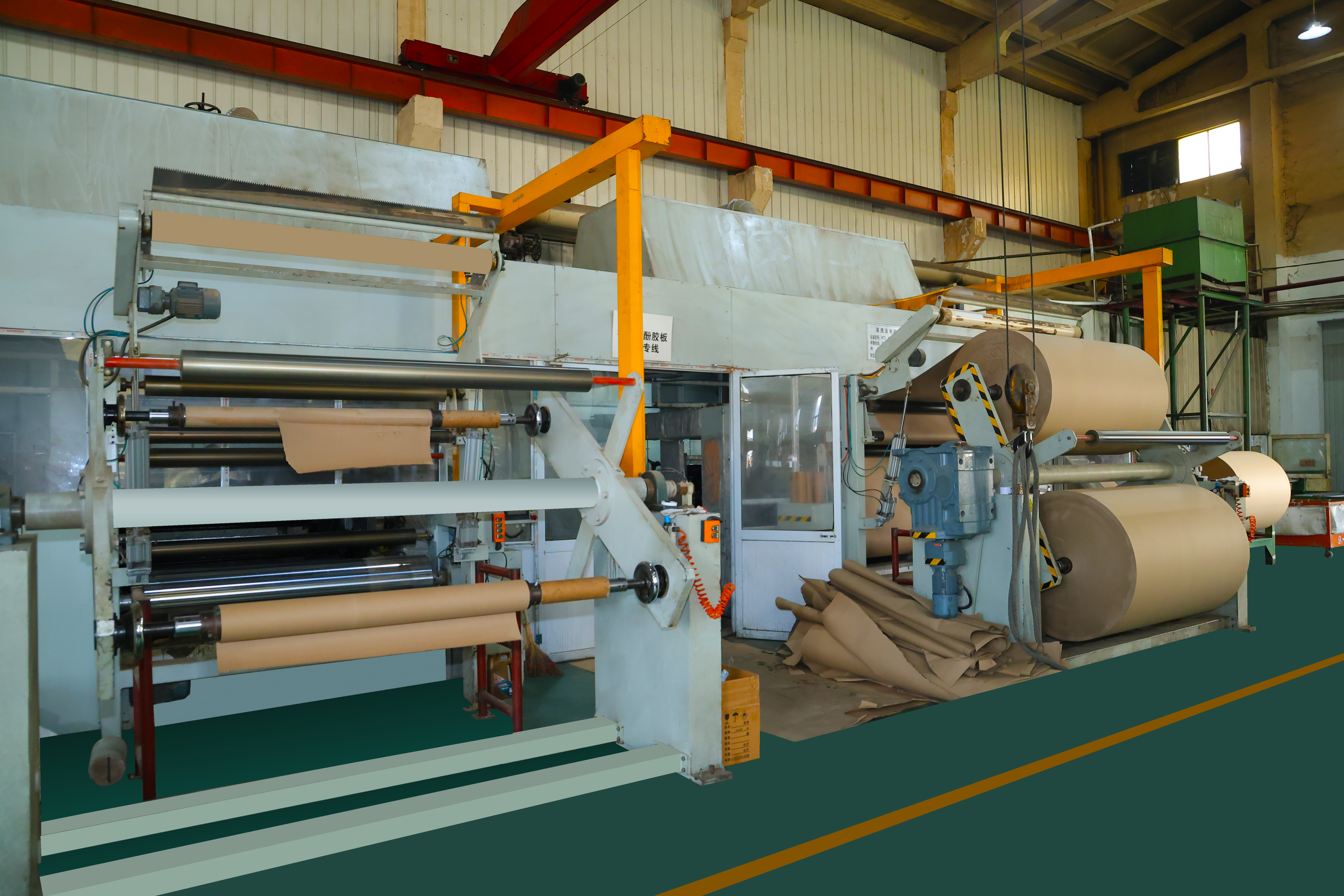 Panels mit chemisch resistenten kompakten Laminat mit probanden