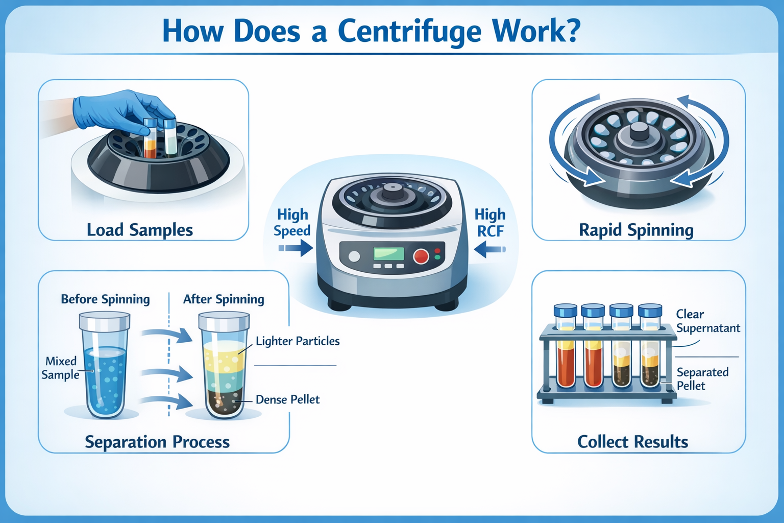 how does a centrifuge work سانتریفیوژ چگونه کار می کند