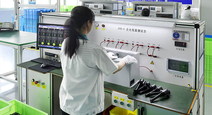 tester dedicato per bobine di accensione per il controllo delle prestazioni ad alta tensione