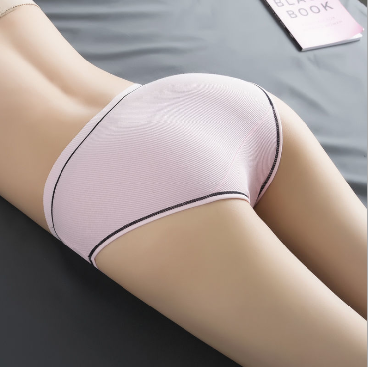 Customized Design Womens Panties Cotton Breathable Briefs Fashionable seamless Underwear For Girls