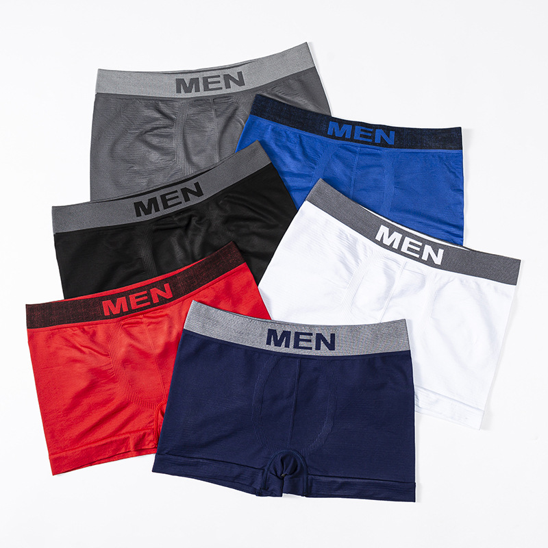 Brand men's underwear Boxer Shorts polyester men's seamless underwear