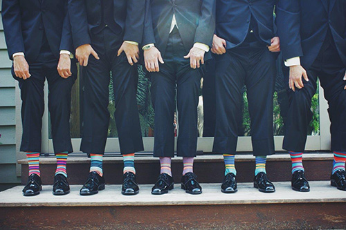 84-2 eye-catching socks