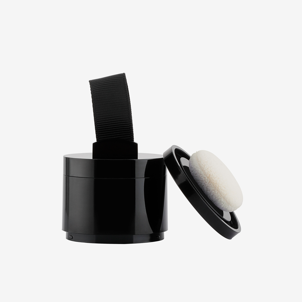 Venta Al Por Mayor 4g Plástico Cosmético Blush Polvo Caso Esponja Botella Línea De Pelo Sombra Vacío Suelto Recipiente De Polvo Con Cepillo