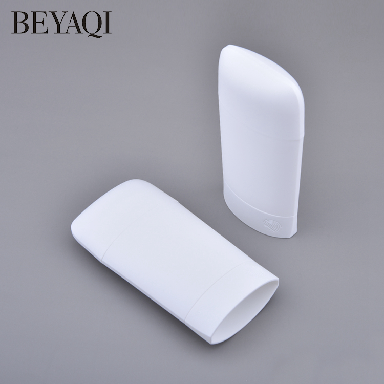 Contenedor De Barras Desodorantes Vacías De Gel Plástico Oval 50g, Contenedor De Barras Desodorantes De Cosméticos Negros De Plástico