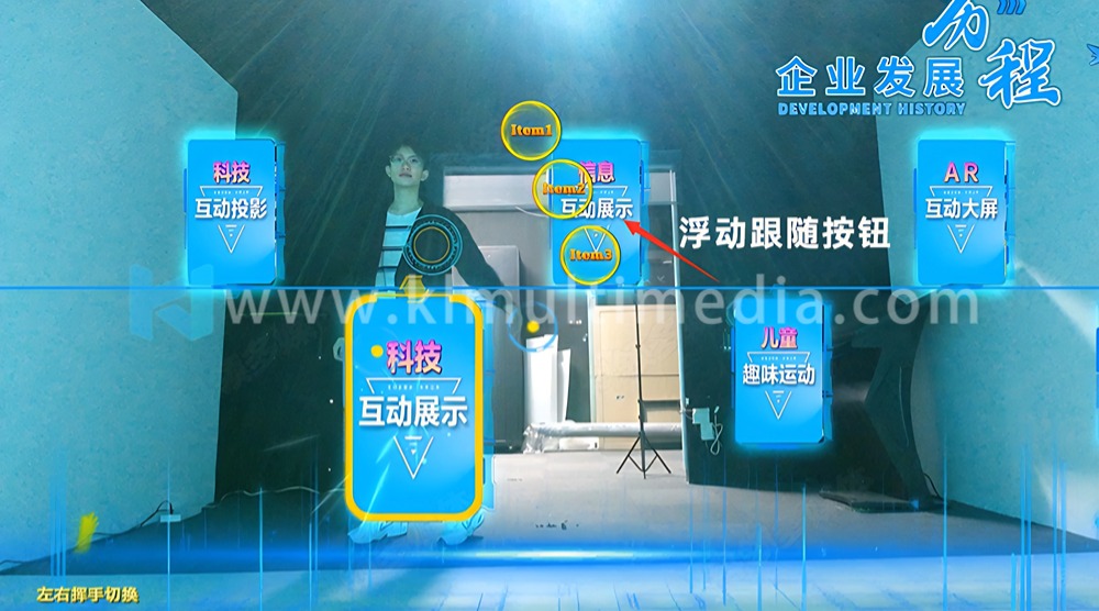 قاعة المعارض التفاعل الحسي الجسدي