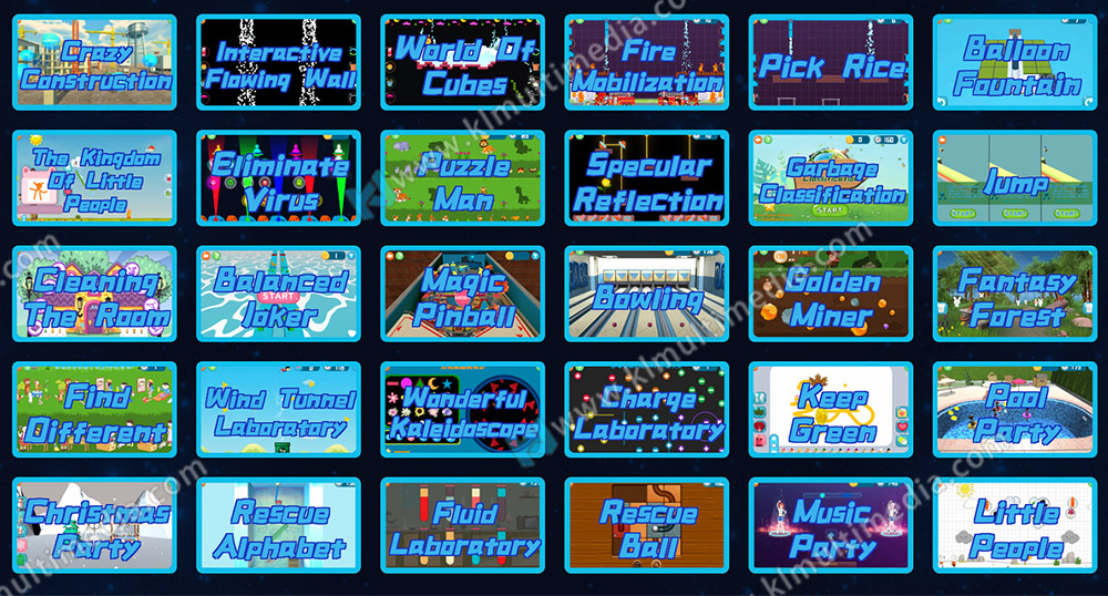 قائمة ألعاب لعبة Mount Wall الرقمية التي تعمل باللمس