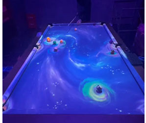 جهاز عرض طاولة البلياردو