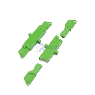 Adaptador de fibra óptica SM SX E2000 APC Conector