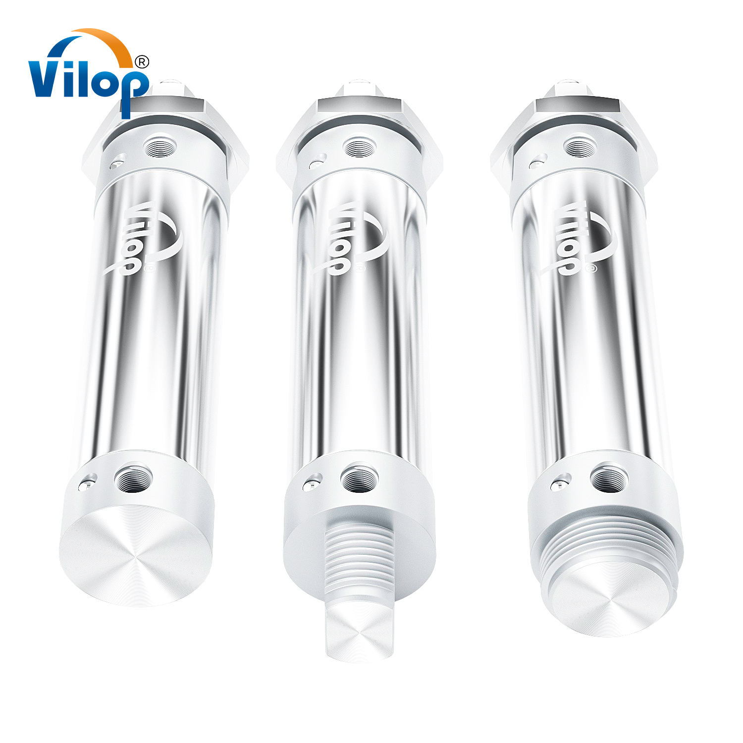 MAC Series Mini Pneumatic Cylinder Aluminum Alloy Double Acting Pneumatic Linear Actuator Pneumatic Parts