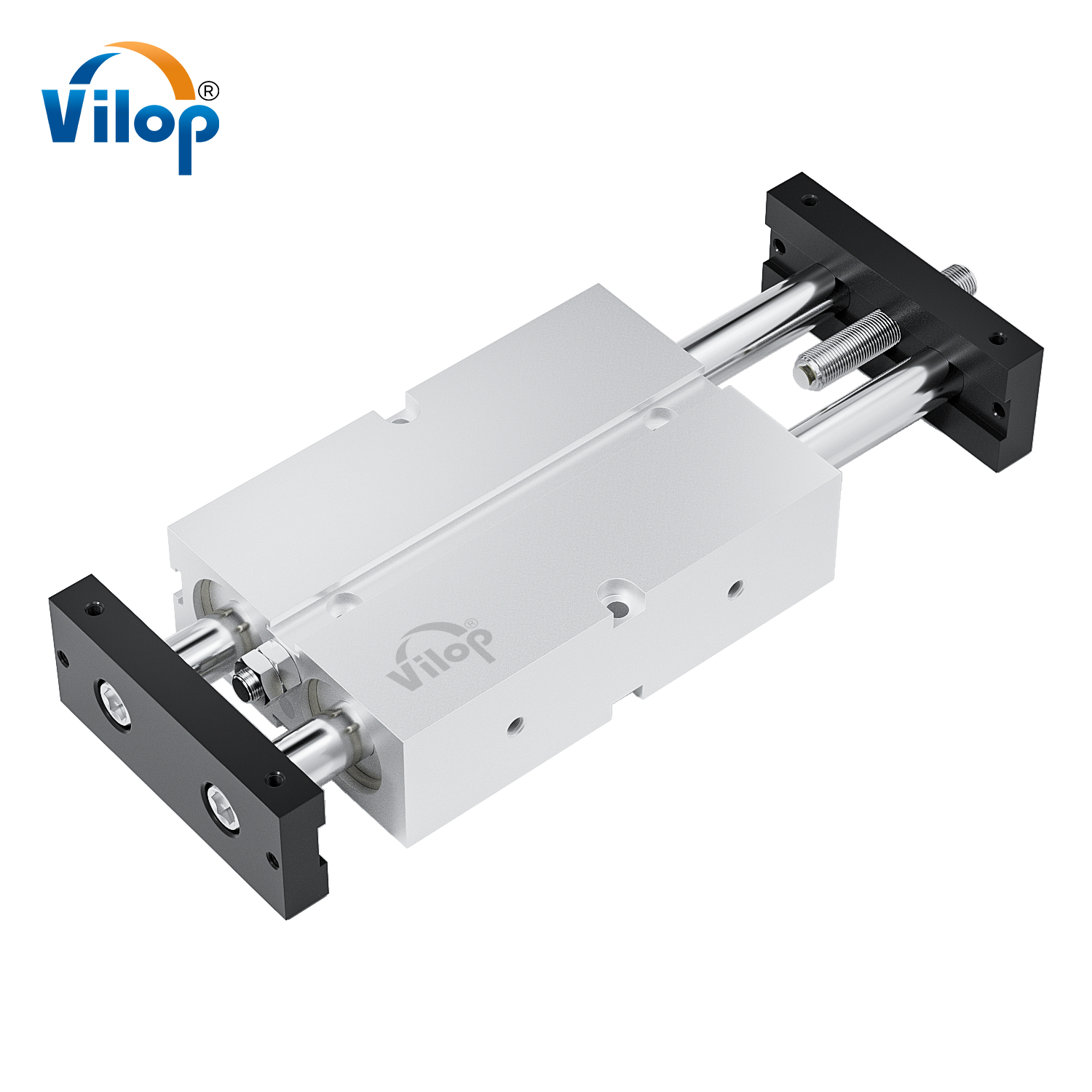 TN/TDA 16 Series Pneumatic Parts Double Rod Cylinder Long Stroke Pneumatic Linear Actuator