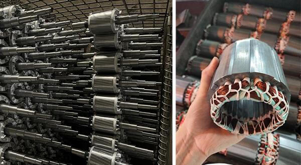 Stator a Rotor vun 3 Phas AC Elektromotor