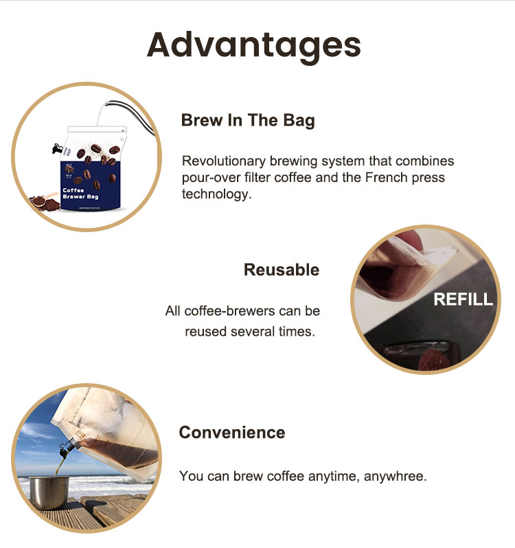 Sacos para fazer caf&eacute;