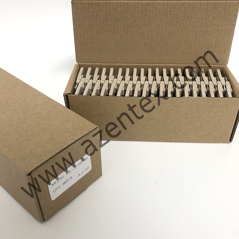 Sichere Kartonverpackung f&uuml;r F&uuml;hrungsnadeln