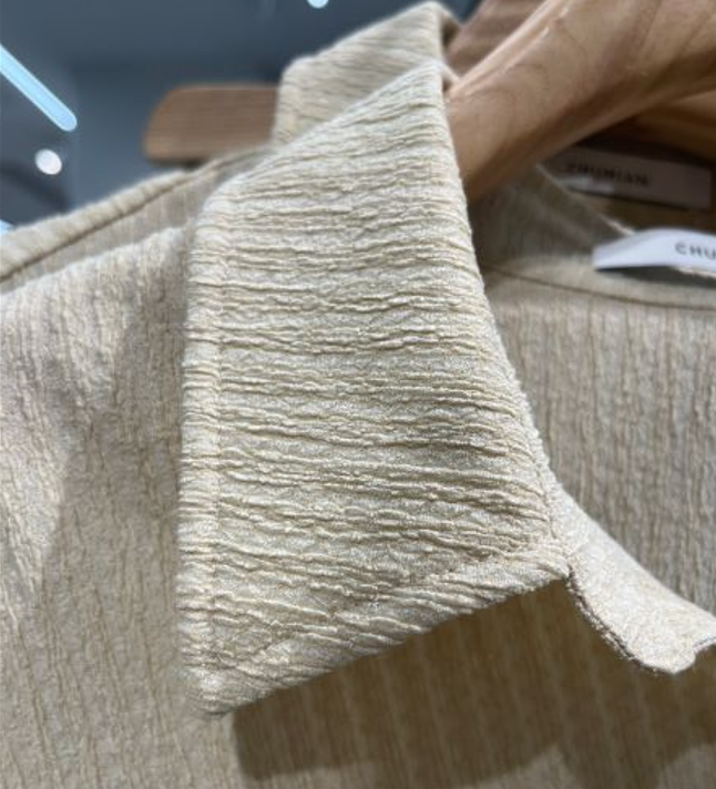 crinkle fabrics الأقمشة المجعدة