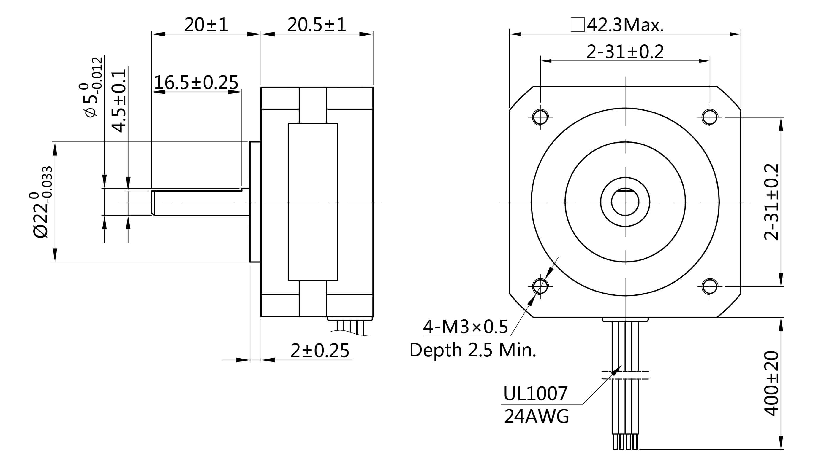 nema17 मोटर 17hs19 2004s
