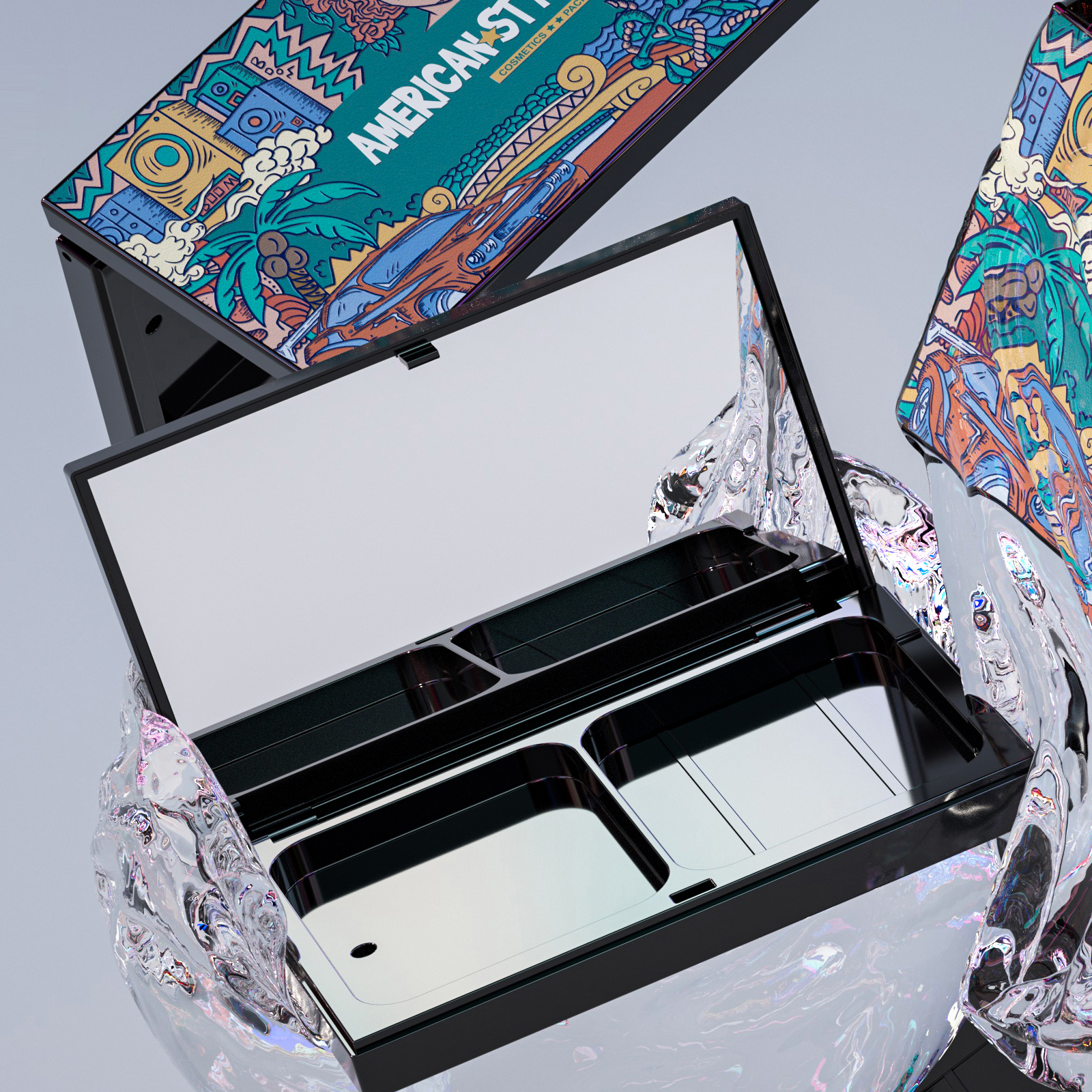 &eacute;tui double fard &agrave; paupi&egrave;res 