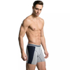 Man Qoton Breathable Spliced ​​Two Color Boxer Shorts