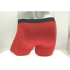 Mannelijke boxershort rode kommaprint
