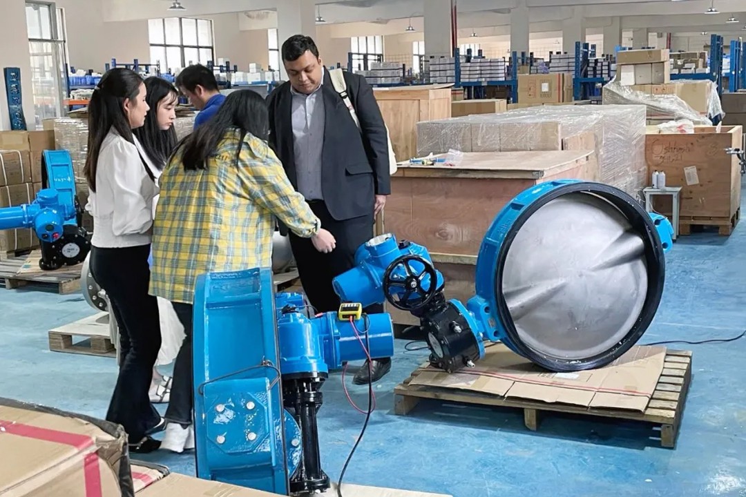 مجموعة COVNA ترحب بأول عميل لها من الخارج لزيارة المصنع بعد الوباء (2)