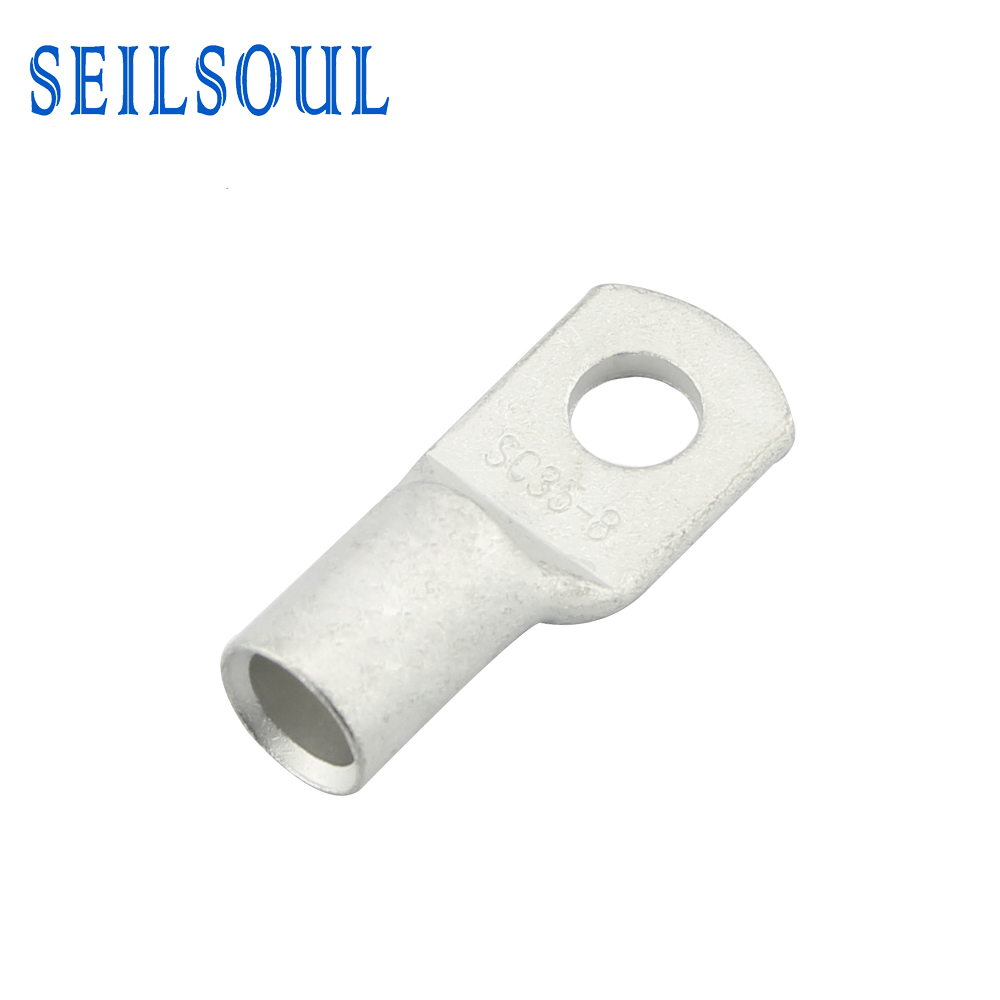 Copper Tube Terminals SC Cable Lug Automotive Terminals Non-Insulated Cable Connectors Terminal - L-SC