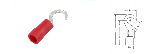 Hook Pre-Insulated Single Terminal