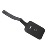 Black PU Luggage Tag 