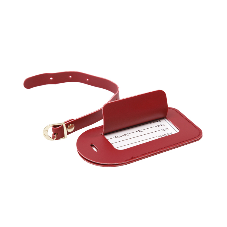 13010 Portable PU Luggage Tag 