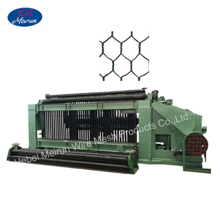 Hexagonal Wire Mesh Machine/stone cage net Machine factory in Anping