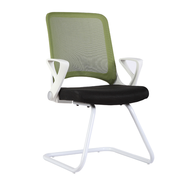 KB-2028C White Frame Back Mesh Conference Guest Chair