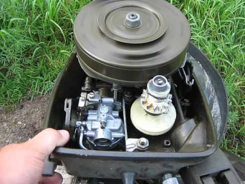 Carburetor on Outboard Engine