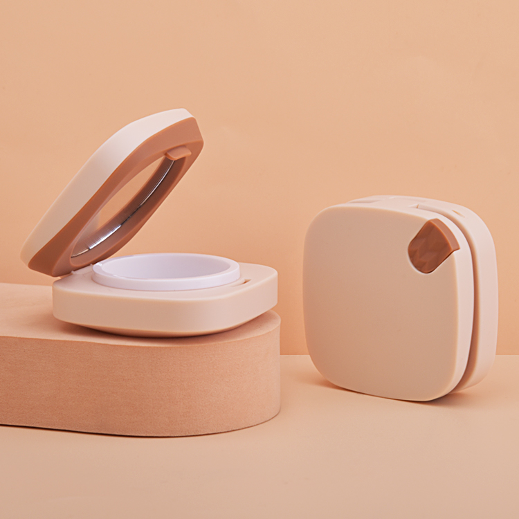 Étui compact de poudre de fard à joues ample simple de 12 g