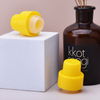 Bouchon de détergent à lessive en plastique PP jaune de 38 mm