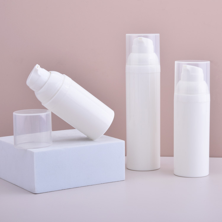 Bouteille de pompe de sérum de soins de la peau sans air 30 ml de luxe