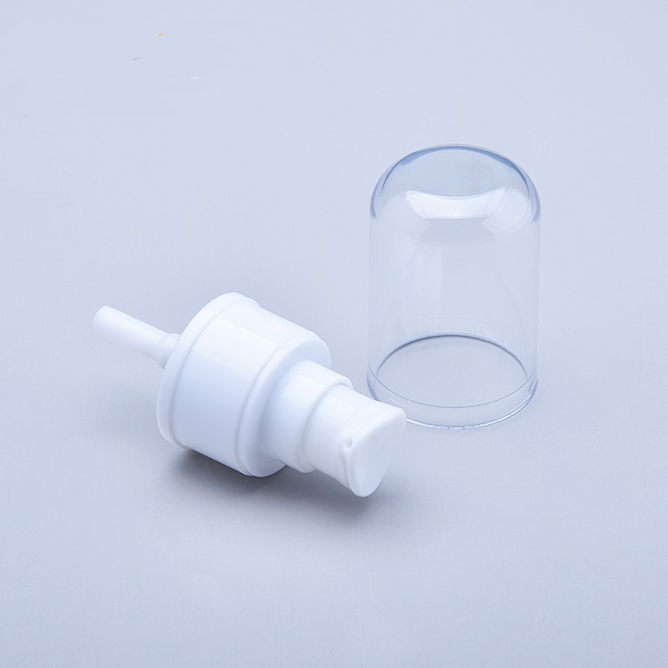 Pompe de traitement blanche 20/410, avec couvercle transparent 0,25 ml / Course