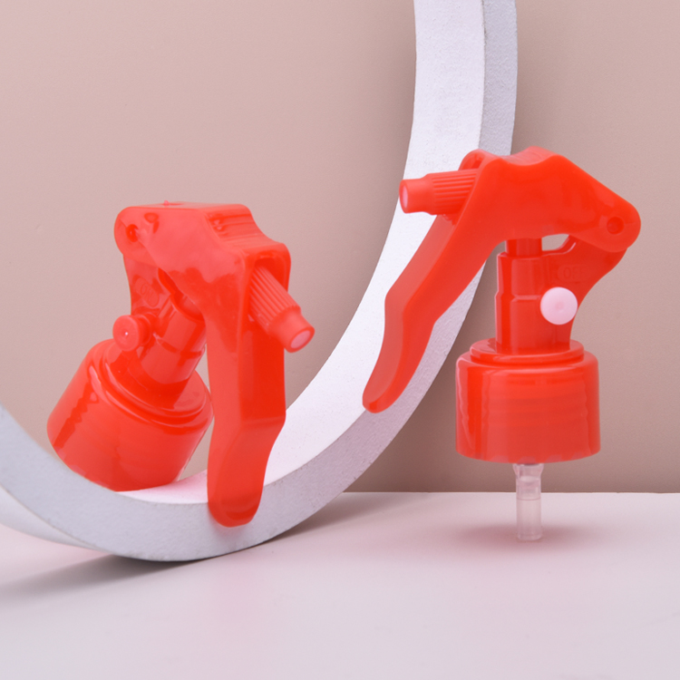 Mini pulvérisateur à gâchette en plastique rouge résistant aux produits chimiques, vente en gros