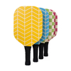 Wooden Pickleball Paddles Set with 4 Paddles 4 Balls Seven-layer Plywood Racket Pickle Ball Paddles Outdoor Game