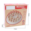 Wooden Memory Chess Game Match Stick Board Game Educational Board Games Multi Player for Kids & Adults