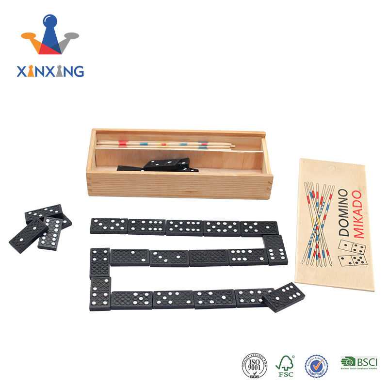 Desktop game Domino And Mikado Game Set.2 in 1 desktop games for kids ,mini toys.