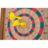  Wood Magnetic Tabletop Games Dart Tray Set.