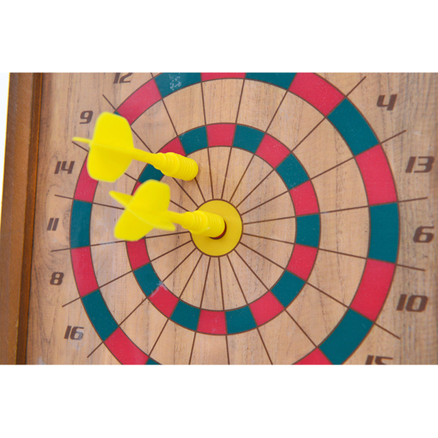 Dartboard Set with 6 Magnetic Darts Office Desk Game for Indoor Use desktop Magnetic Dart Board
