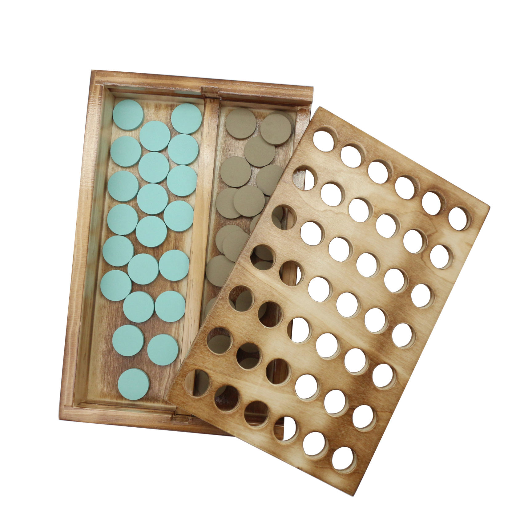 Mini Table Game Set Indoor Outdoor Neutral Wooden Travel CLASSIC BOARD GAME Board Games Coffee Table Decor Montessori Connect 4.