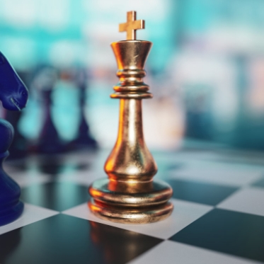 wooden chess set