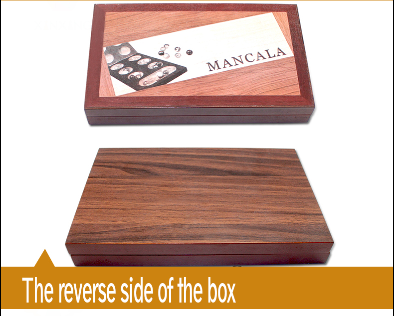 Wood Folding Mancala Board Game Travel Game Mancala Game, Solid