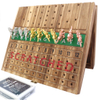  21 inches Solid Wood with 11 Metal Horses with 4 Dice and 2 Cards Finish Line Horse Racing Game Horse Race Board