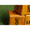 Wooden LCR Left Center Right Dice Game with 24 Chips for Outdoor Or in Door Game