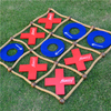 Giant Tic Tac Toss Yard Game | Premium Wooden Tic Tac Toe Game, Large Indoor Outdoor Activity | Backyard Games & Family Games