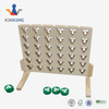 Custom Shape Giant 4 in A Row Premium Wooden Four Connect Board Game Set in White,Ideal Family Game for Kids &Adults,Outdoor Indoor Games